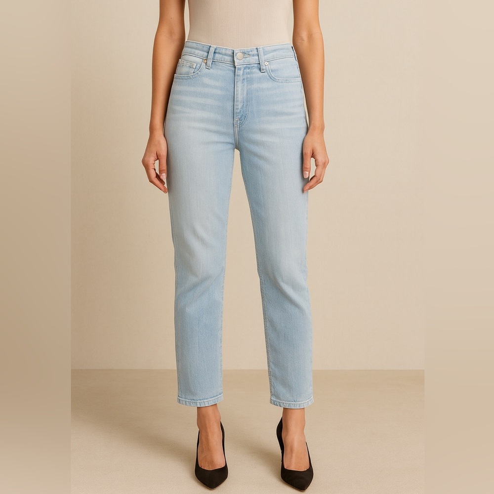ESCADA Sport Tina‎ Skinny Jeans Women's 8 Light Blue Cropped Cotton Denim